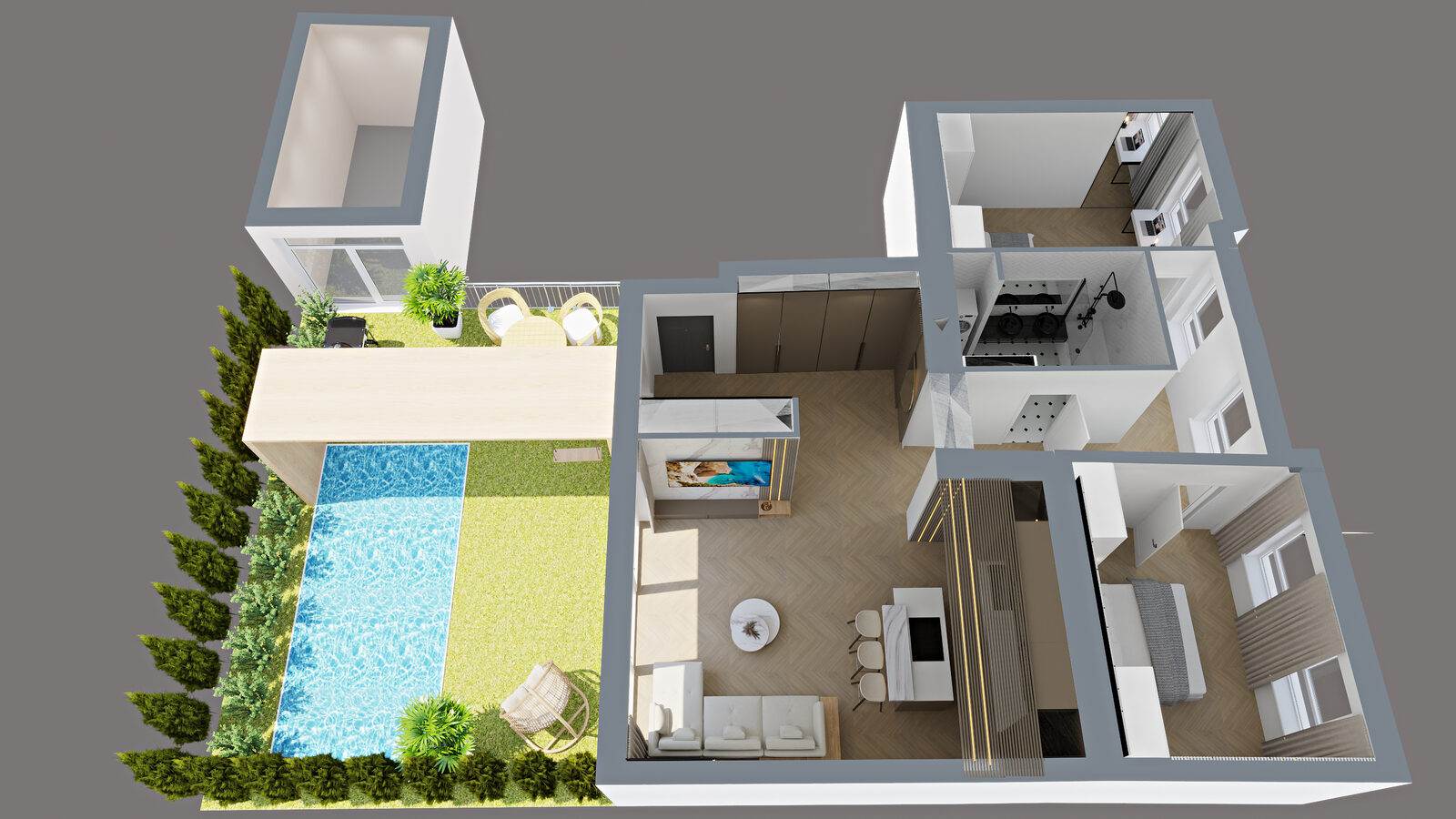 Salierigasse Villa mit Pool