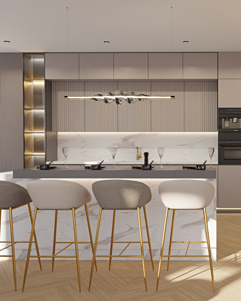 Interior Design Konzept — 3D Visualisierung